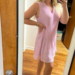 EUC Flowy Pleated Dress -L